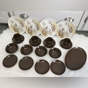 Vintage Texasware 21 pc service for 4